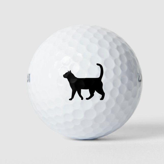 Black Cat Golf Balls (Front)