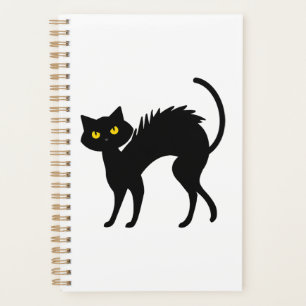 Black Cat Halloween - Black Cats T-Shirt Planner