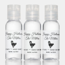 Black Cat Halloween Hand Sanitizer