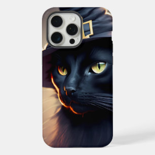 Black Cat Halloween iPhone 15 Pro Max Case
