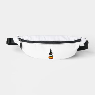 Black Cat Halloween Pumpkin Costume Women Men Kids Fanny Pack