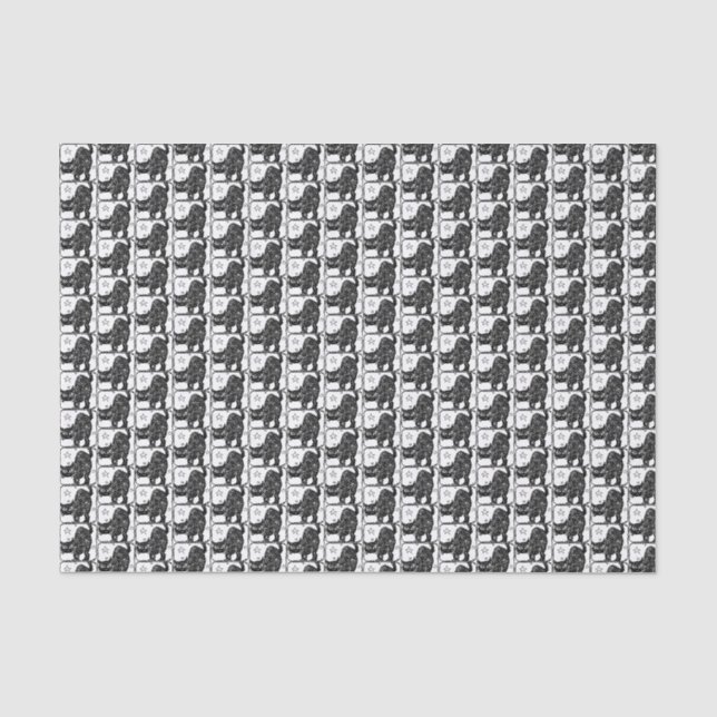 BLACK CAT HALLOWEEN TISSUE PAPER (Front)