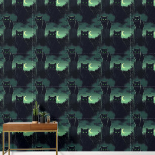 Black Cat Halloween Wallpaper