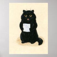 Black Cat Home Sweet Home Rescue Shelter Cute