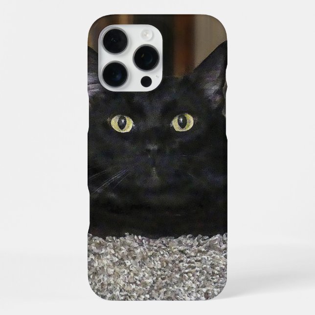 Black Cat iPhone Case (Back)