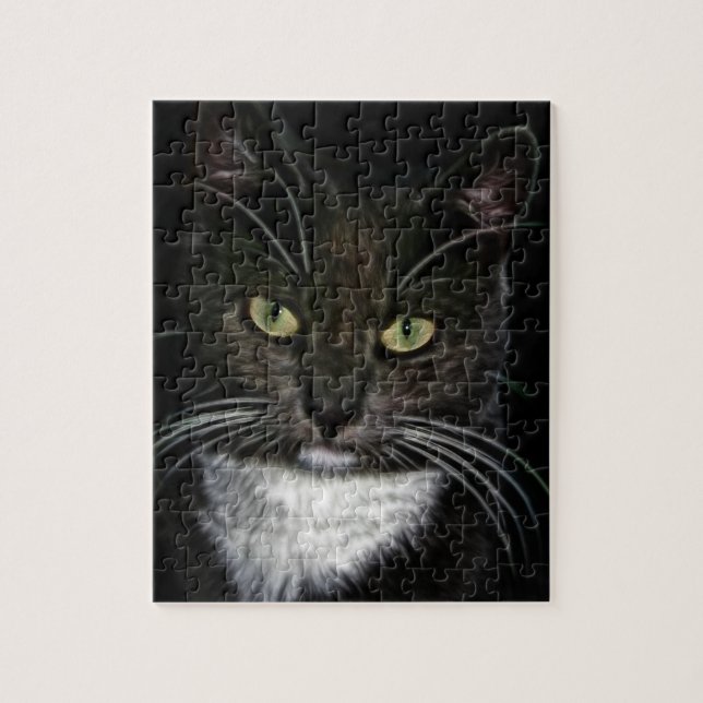 Black Cat Jigsaw Puzzle (Vertical)