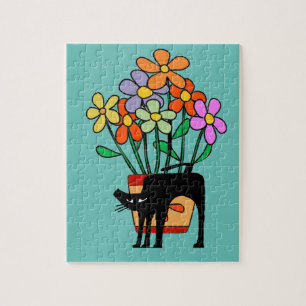 Black Cat Jigsaw Puzzle