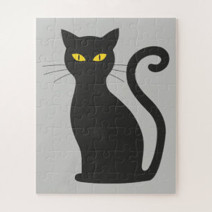 Black Cat Jigsaw Puzzle