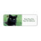 Black Cat - Keep Your Cat Safe Label
