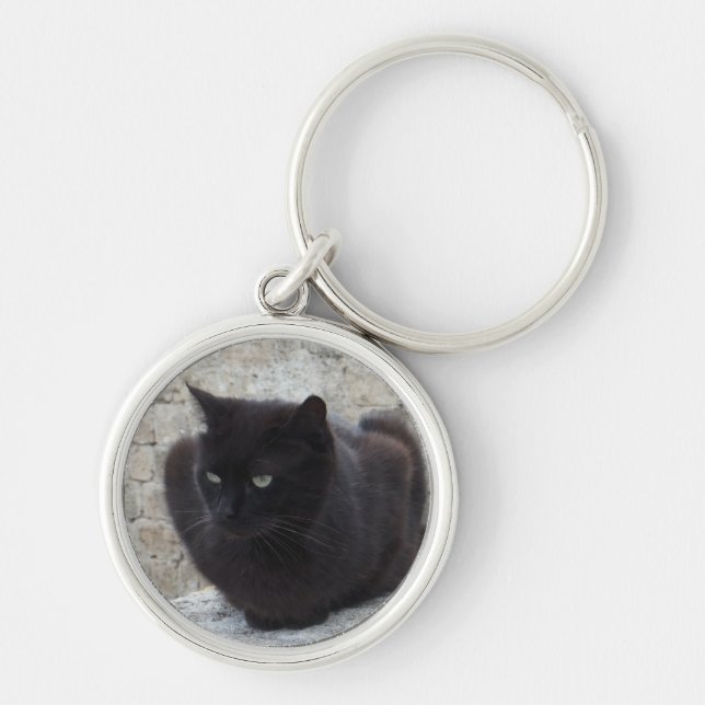 Black Cat key chain (Front)