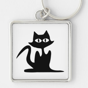 BLACK CAT KEYCHAIN