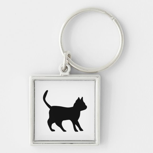 Black Cat Keychain (Front)