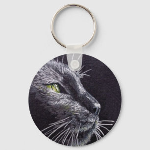 Black Cat Keychain