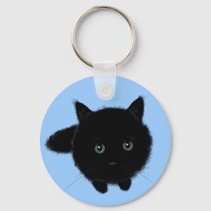 Black Cat Keychain