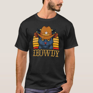 Black Cat Kitten   Pose Position Cute Meowing Swee T-Shirt