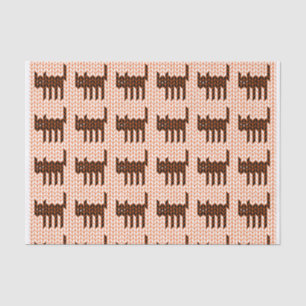 BLACK CAT KNIT Tissue Paper