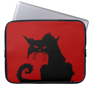 Black Cat Laptop Sleeve