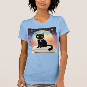 Black Cat - Lets Get Comfy T-Shirt