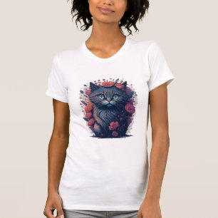Black cat lovers T-Shirt