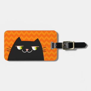 Black Cat Luggage Tag