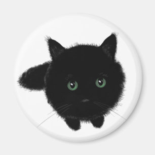 Black Cat Magnet