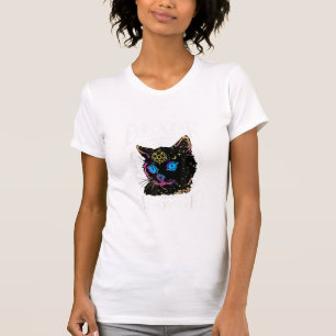 Black Cat Meowgic, Halloween Witch, Witchcraft Pen T-Shirt