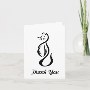 Black cat Merci Note