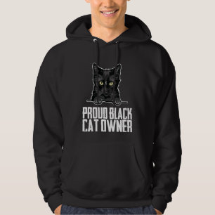 Black cat mom Black kitten Black cat father Hoodie