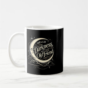 Black Cat Moon Halloween Spooky Into The Darkness Coffee Mug