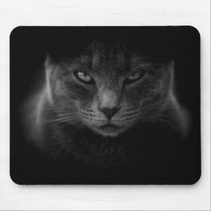 Black Cat Mouse Pad