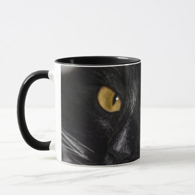 Black cat mug (Left)