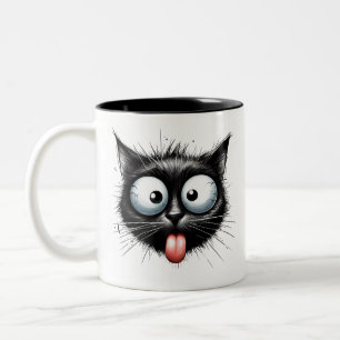 Black cat mug