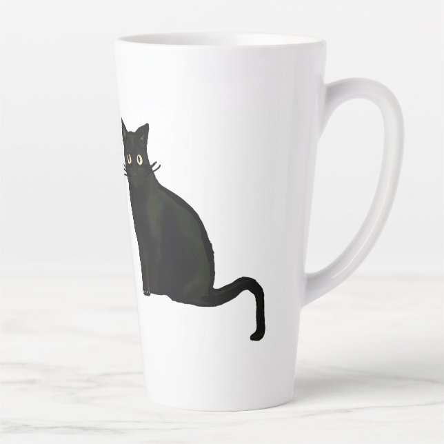 Black Cat Mug (Right)