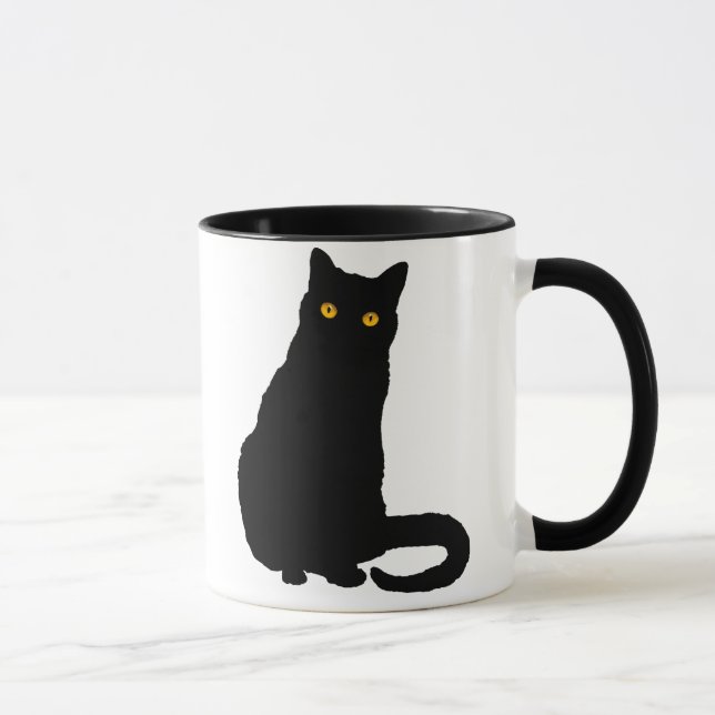 Black Cat Mug Number 1 (Right)