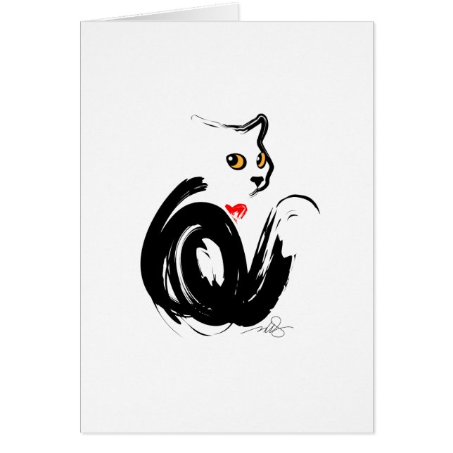 Black Cat 'n' Heart (Front)