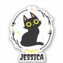 Black Cat Name - Halloween Cat