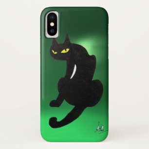 BLACK CAT NINJA Jade  Hreen Case-Mate iPhone Case