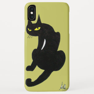 BLACK CAT NINJA Yellow iPhone XS Max Case