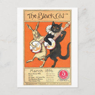 Black Cat No. 2 Postcard