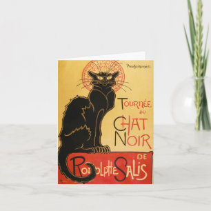 Black Cat Note Card