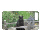 Black Cat on Bridge Tough Phone Case