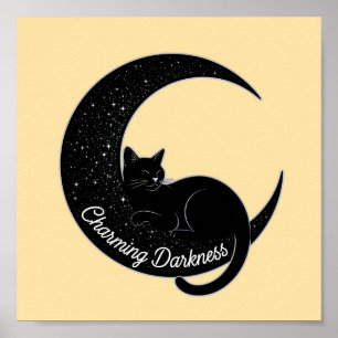 Black Cat on the Crescent Moon: Charm of Darkness  Poster