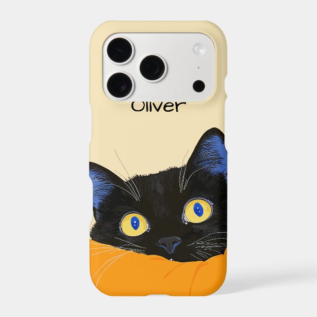 Black Cat Peeking (Back)