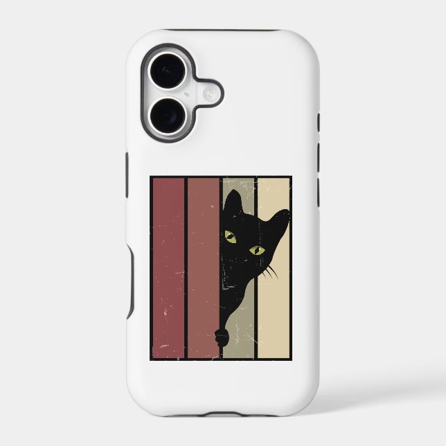 Black Cat Peeking  (Back)
