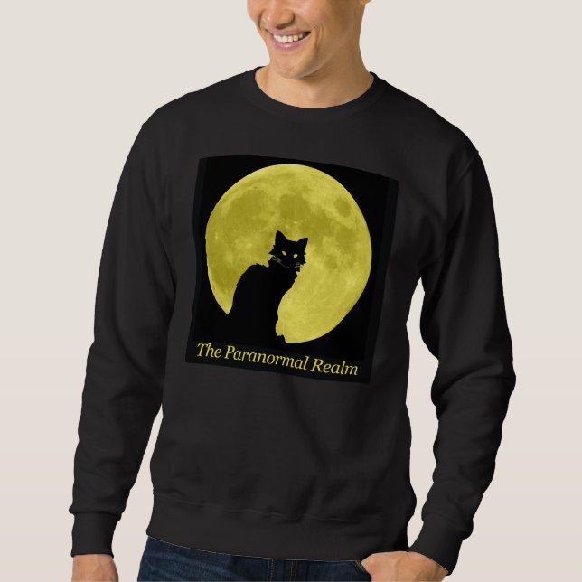 Black Cat & Pentagram Basic Sweatshirt | Unisex (Front)