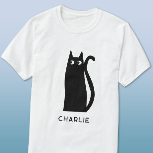 Black Cat Personalized T-Shirt