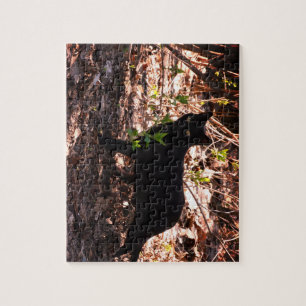 Black Cat Photo Jigsaw Puzzle