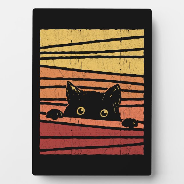 Black Cat                        Plaque (Front)