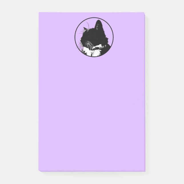 Black Cat Post-It Notes (Front)