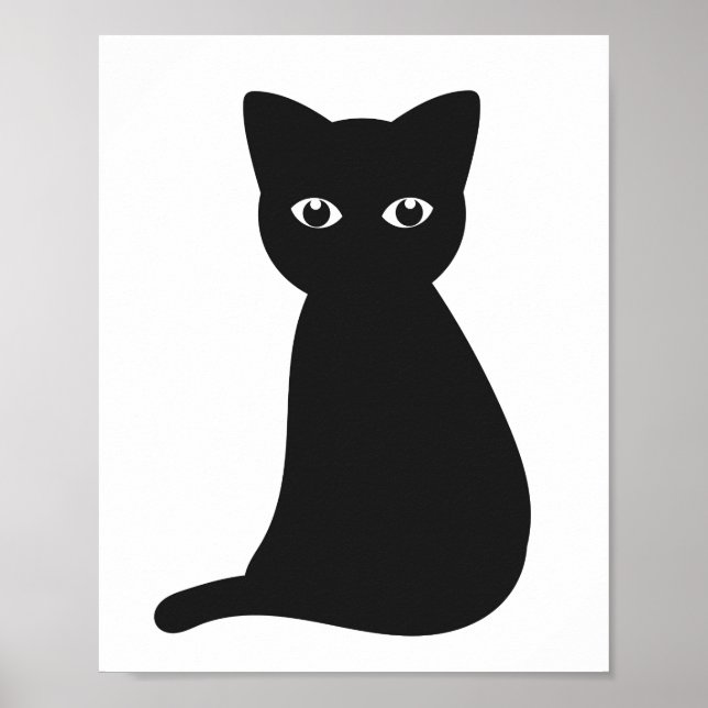 Black cat Poster (Front)